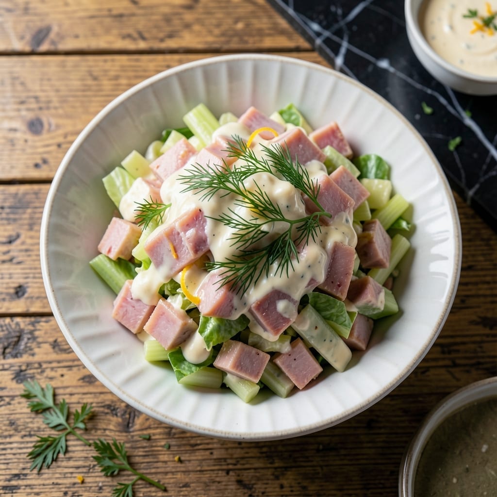 Higbee's Maurice Salad Recipe: Classic Creamy Dill and Ham Delight Higbee's Maurice Salad Recipe: Classic Creamy Dill and Ham Delight