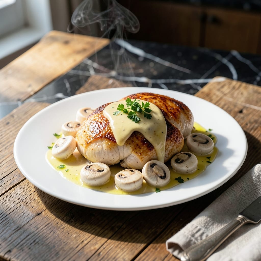 Chicken White Mushroom Recipe: Earthy Cream Sauce with Tender Bites
