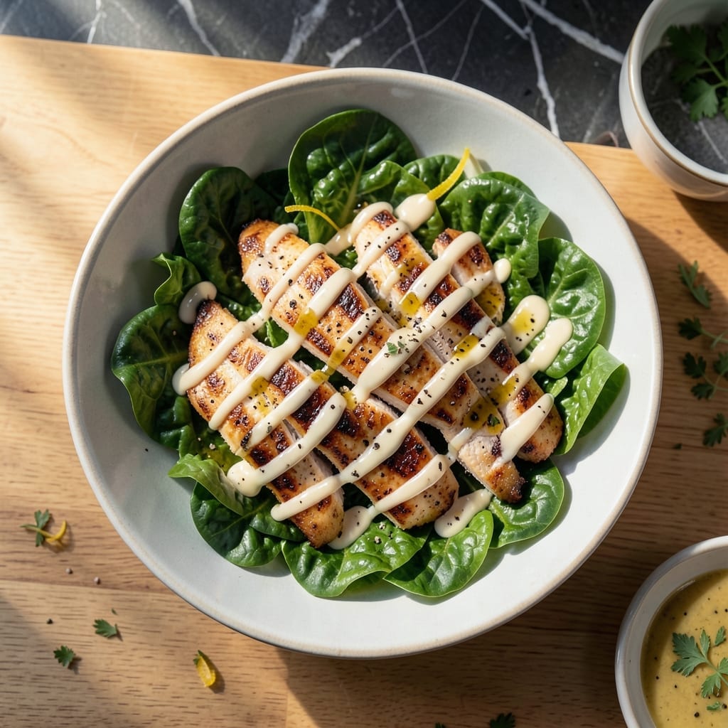 Lettuce Salad With Chicken Recipe: Crisp Greens and Grilled Protein Harmony Lettuce Salad With Chicken Recipe: Crisp Greens and Grilled Protein Harmony