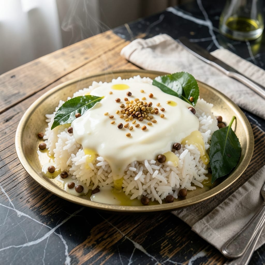 Curd Rice Recipe With Leftover Rice: Tangy South Indian Comfort Curd Rice Recipe With Leftover Rice: Tangy South Indian Comfort