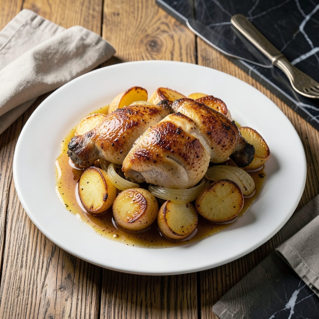 Chicken Murphy Recipe: Potato and Onion Skillet Comfort