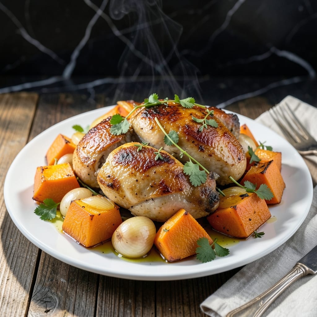 Chicken and Calabaza Recipe: Sweet Squash and Savory Herb Harmony Chicken and Calabaza Recipe: Sweet Squash and Savory Herb Harmony