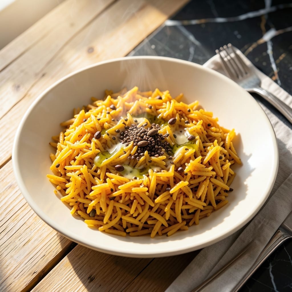 Golden Turmeric Rice Recipe: Fragrant Basmati With Vibrant Color Golden Turmeric Rice Recipe: Fragrant Basmati With Vibrant Color