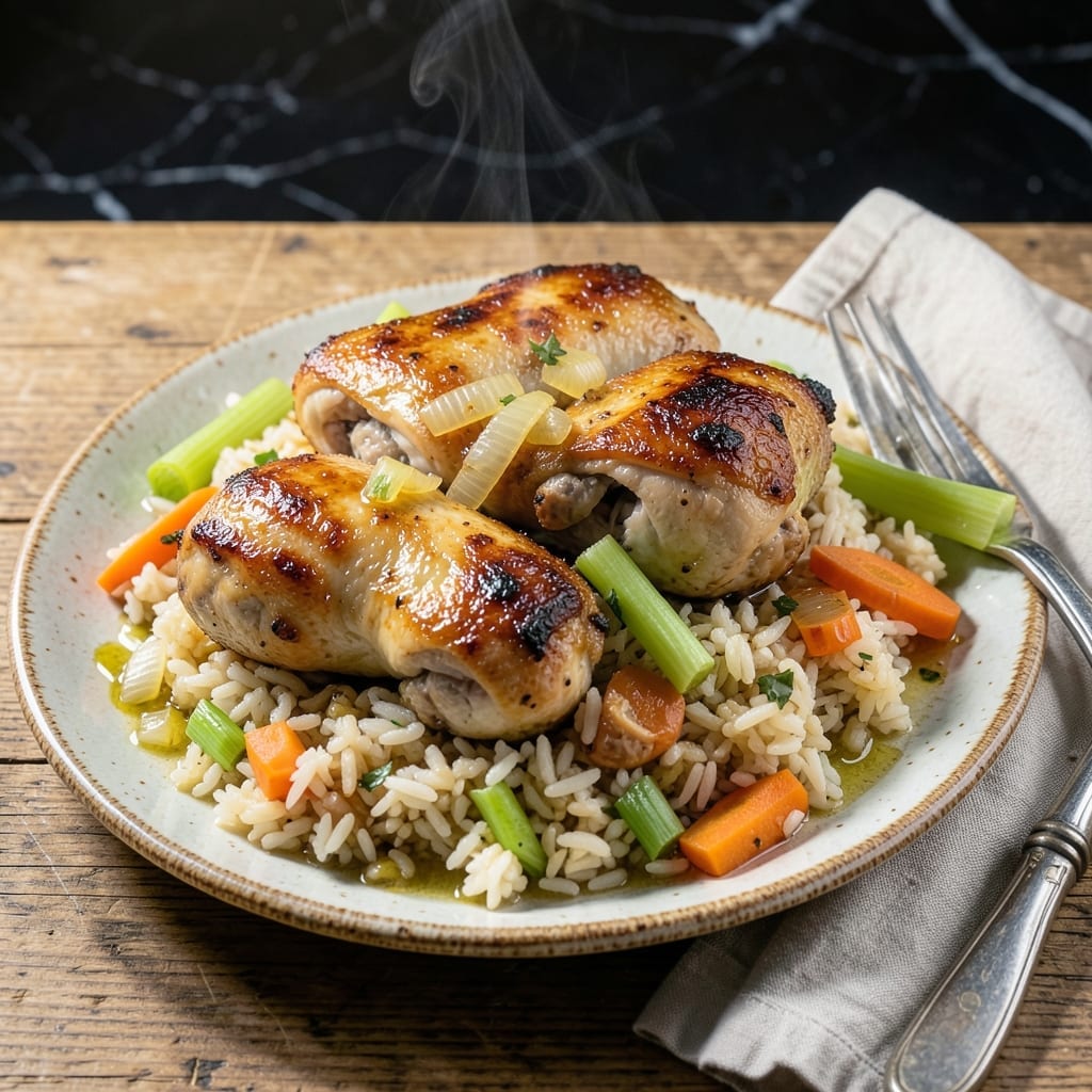 Stove Top Chicken and Rice Recipe: One-Pot Savory Comfort