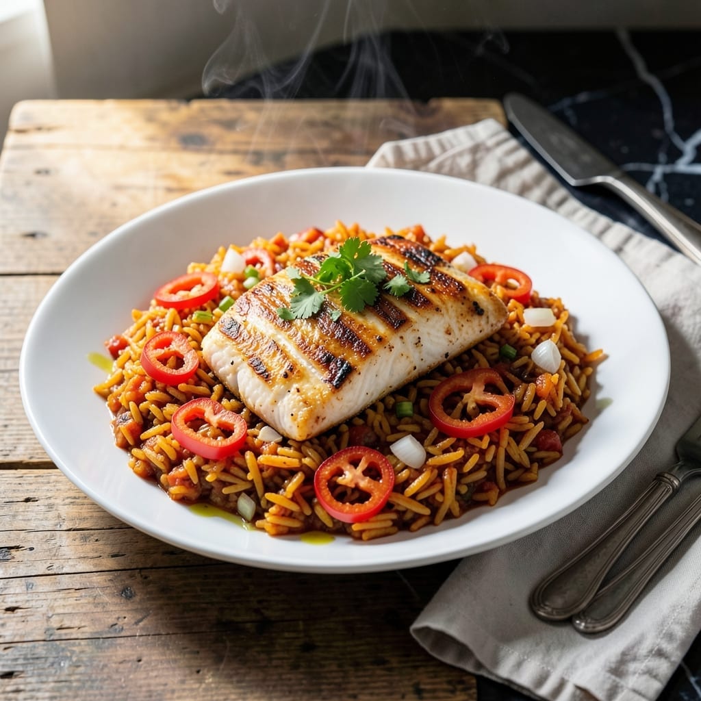 Fish Jollof Rice Recipe: West African Spiced One-Pot Feast