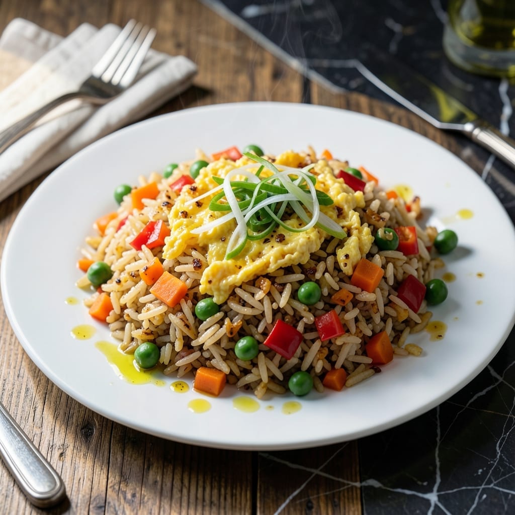 Fried Rice With Mixed Vegetables Recipe: Wok-Seared Garden Freshness
