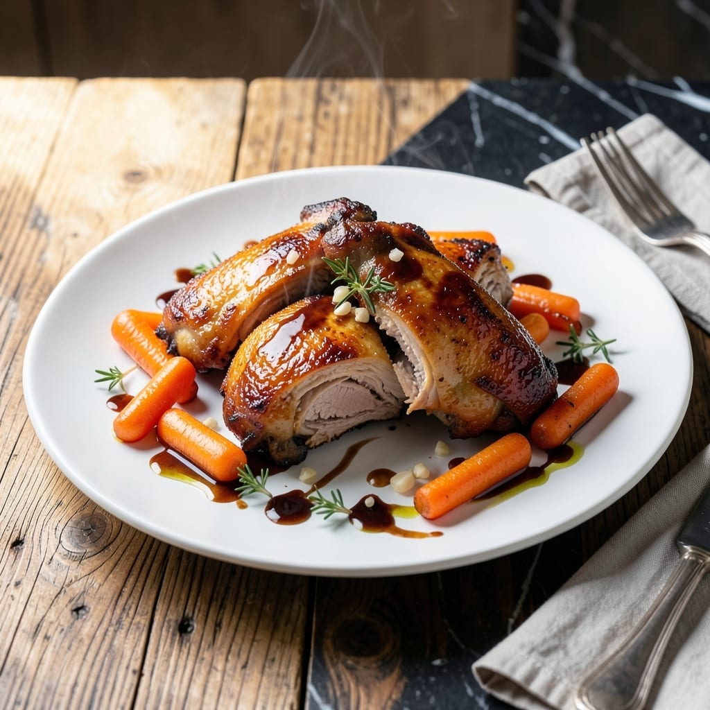 Chicken and Carrots Recipe: Honey-Glazed One-Pan Dinner Chicken and Carrots Recipe: Honey-Glazed One-Pan Dinner