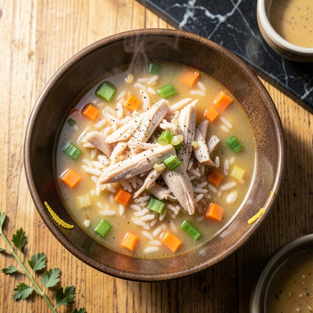 Leftover Turkey Rice Soup Recipe: Cozy Post-Holiday Bowl