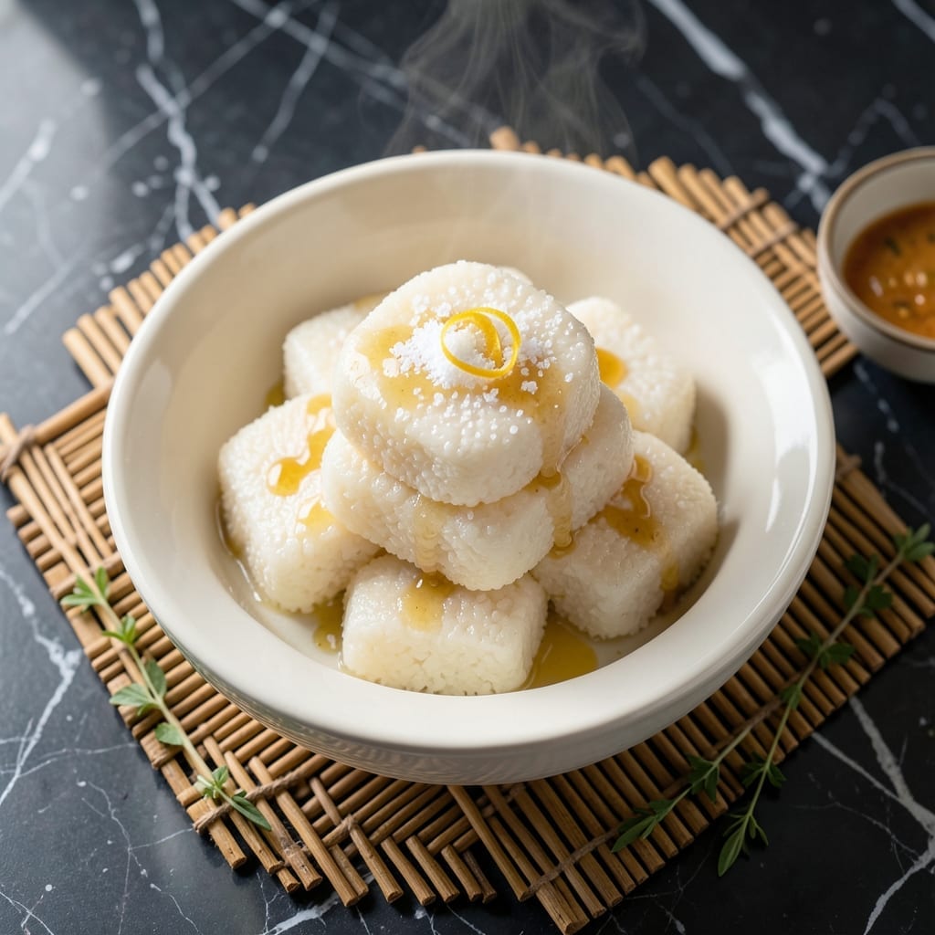Chewy Rice Cake Recipe: Soft and Sticky Sweetness in Every Bite