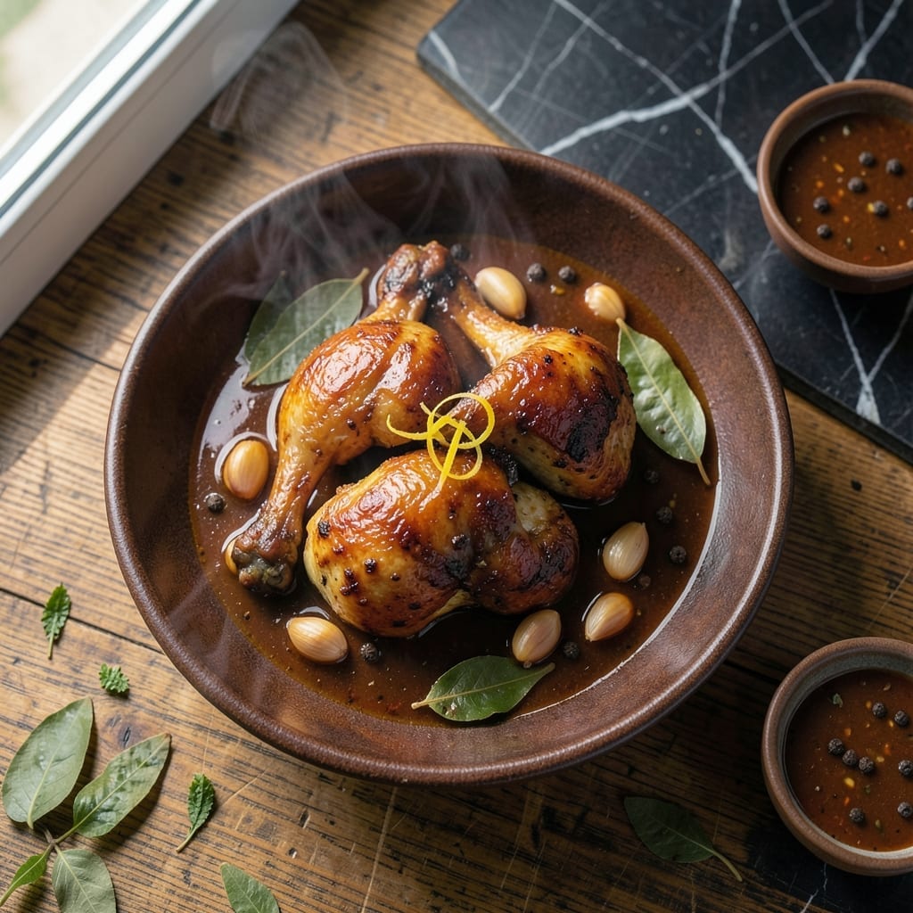 Roasted Chicken Adobo Recipe: Bold Vinegar-Garlic Infusion Roasted Chicken Adobo Recipe: Bold Vinegar-Garlic Infusion