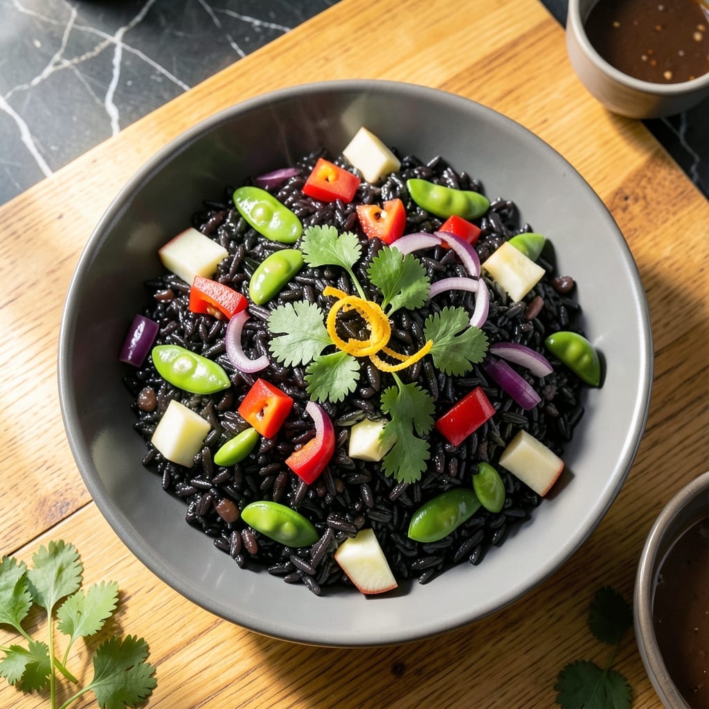 Black Rice Salad Recipe: Nutty Depth With Vibrant Veggies Black Rice Salad Recipe: Nutty Depth With Vibrant Veggies