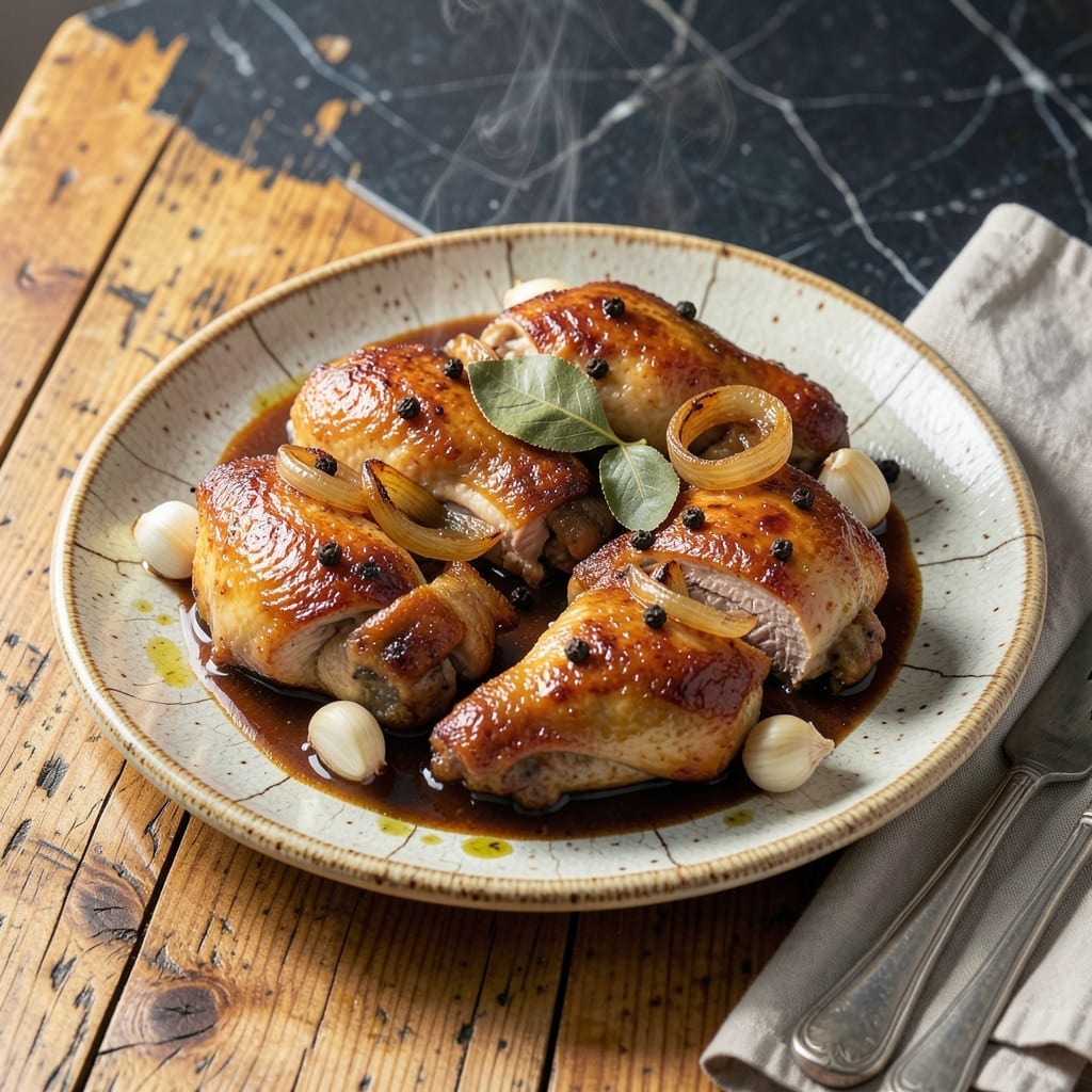 Baked Chicken Adobo Recipe: Tangy Vinegar-Garlic Braised Perfection Baked Chicken Adobo Recipe: Tangy Vinegar-Garlic Braised Perfection