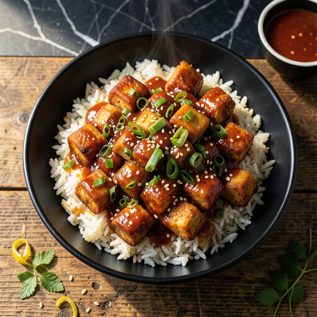 Sweet Chili Tofu Crispy Rice Salad Recipe: Thai-Inspired Texture Contrast Sweet Chili Tofu Crispy Rice Salad Recipe: Thai-Inspired Texture Contrast