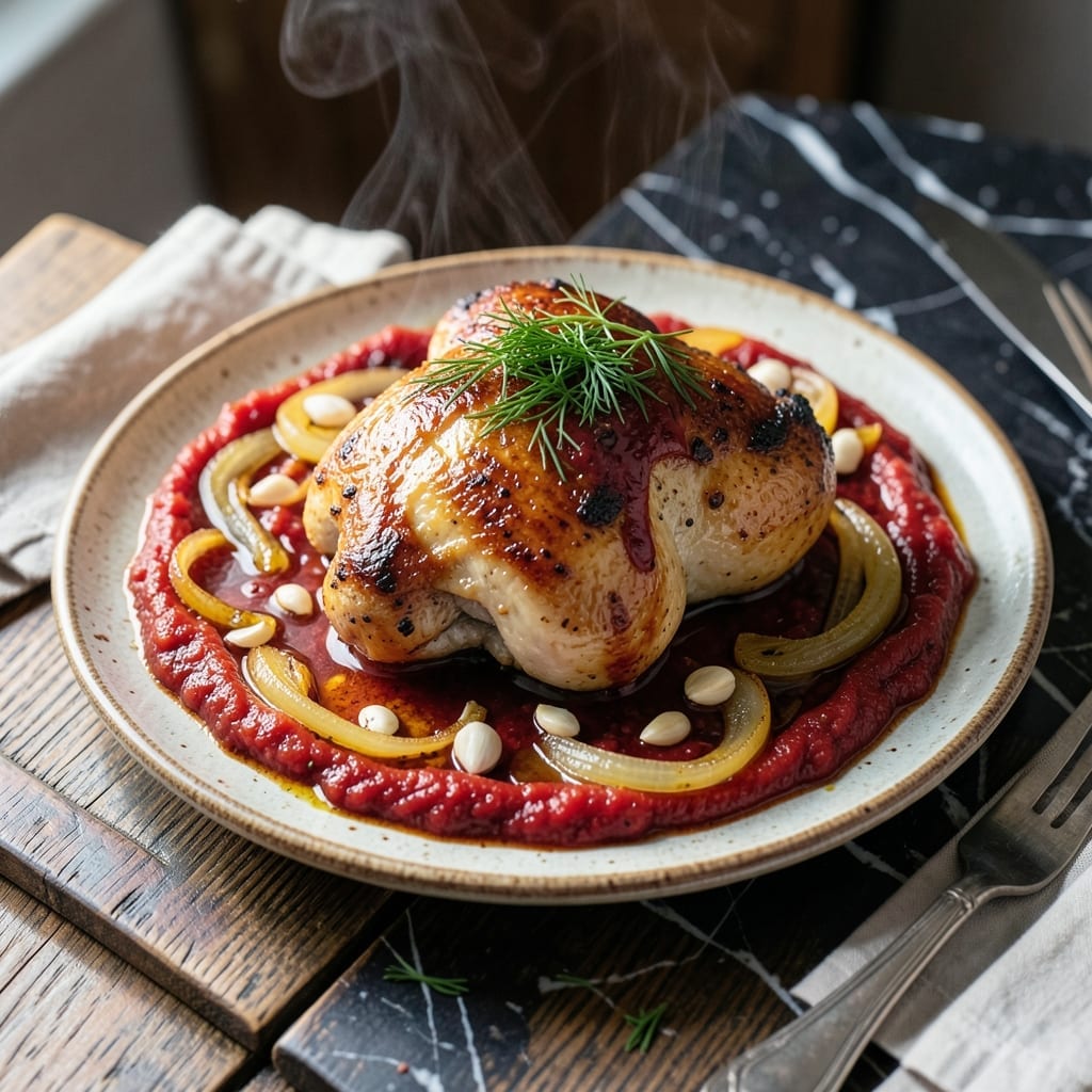 Romanian Chicken Recipe: Paprika-Infused Comfort With Garlic and Dill Romanian Chicken Recipe: Paprika-Infused Comfort With Garlic and Dill