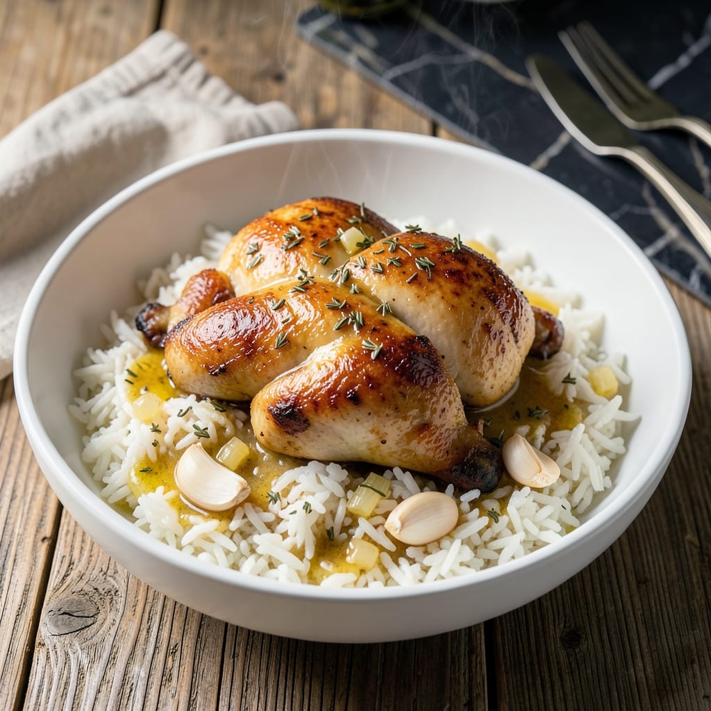 Chicken and White Rice Crockpot Recipe: Set-It-and-Forget-It Weeknight Meal