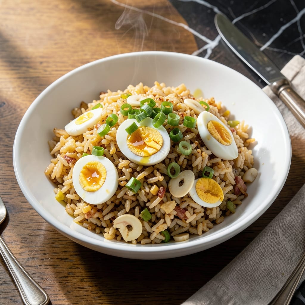 Fried Rice With Ginger and Garlic Recipe: Wok-Tossed Umami with Aromatic Depth Fried Rice With Ginger and Garlic Recipe: Wok-Tossed Umami with Aromatic Depth