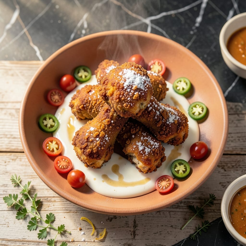 Houston's Flying Chicken Platter Recipe: Signature Spiced and Sauced Delight Houston's Flying Chicken Platter Recipe: Signature Spiced and Sauced Delight