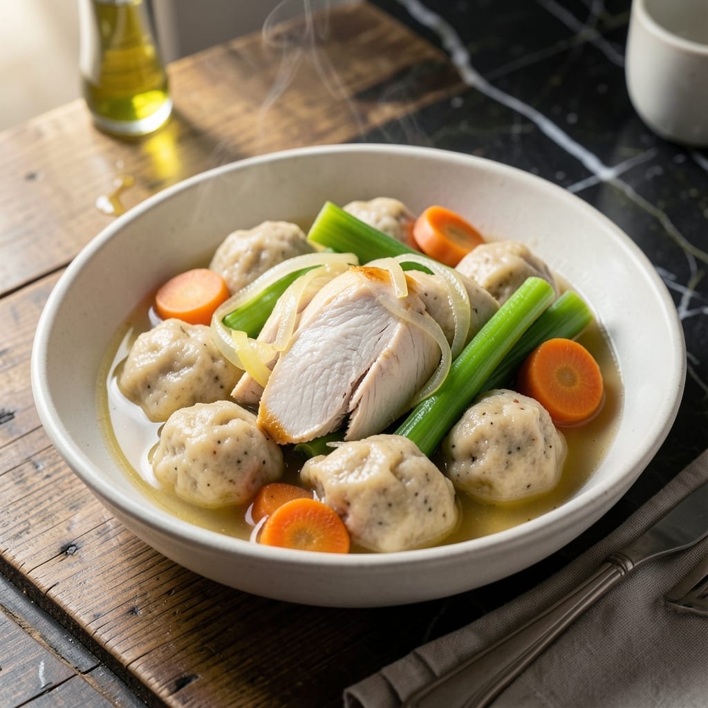 Healthy Chicken and Dumplings Recipe: Lightened-Up Comfort in a Bowl