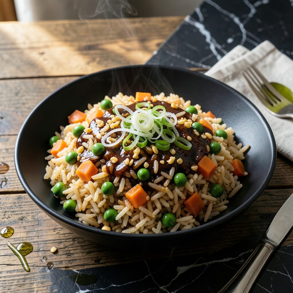 Fried Rice Recipe Dark Soy Sauce: Wok-Tossed Umami with Caramelized Depth
