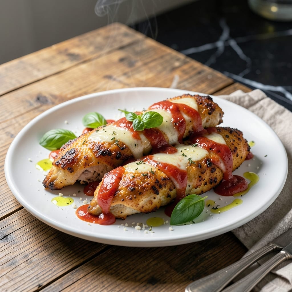 Parmesan Chicken Recipe: Crispy Crust With Melty Cheese