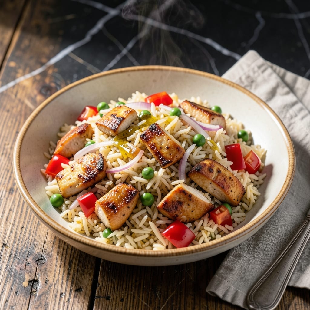 Mexican Chicken Fried Rice Recipe: Spiced Wok Magic With Fresh Veggies