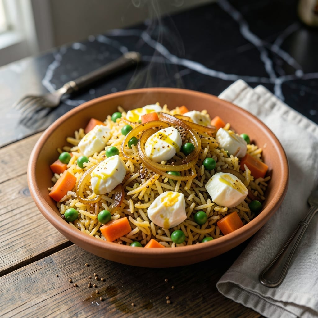 Egg Fried Rice Recipe Indian: Spiced Wok Toss With Fragrant Cumin and Turmeric