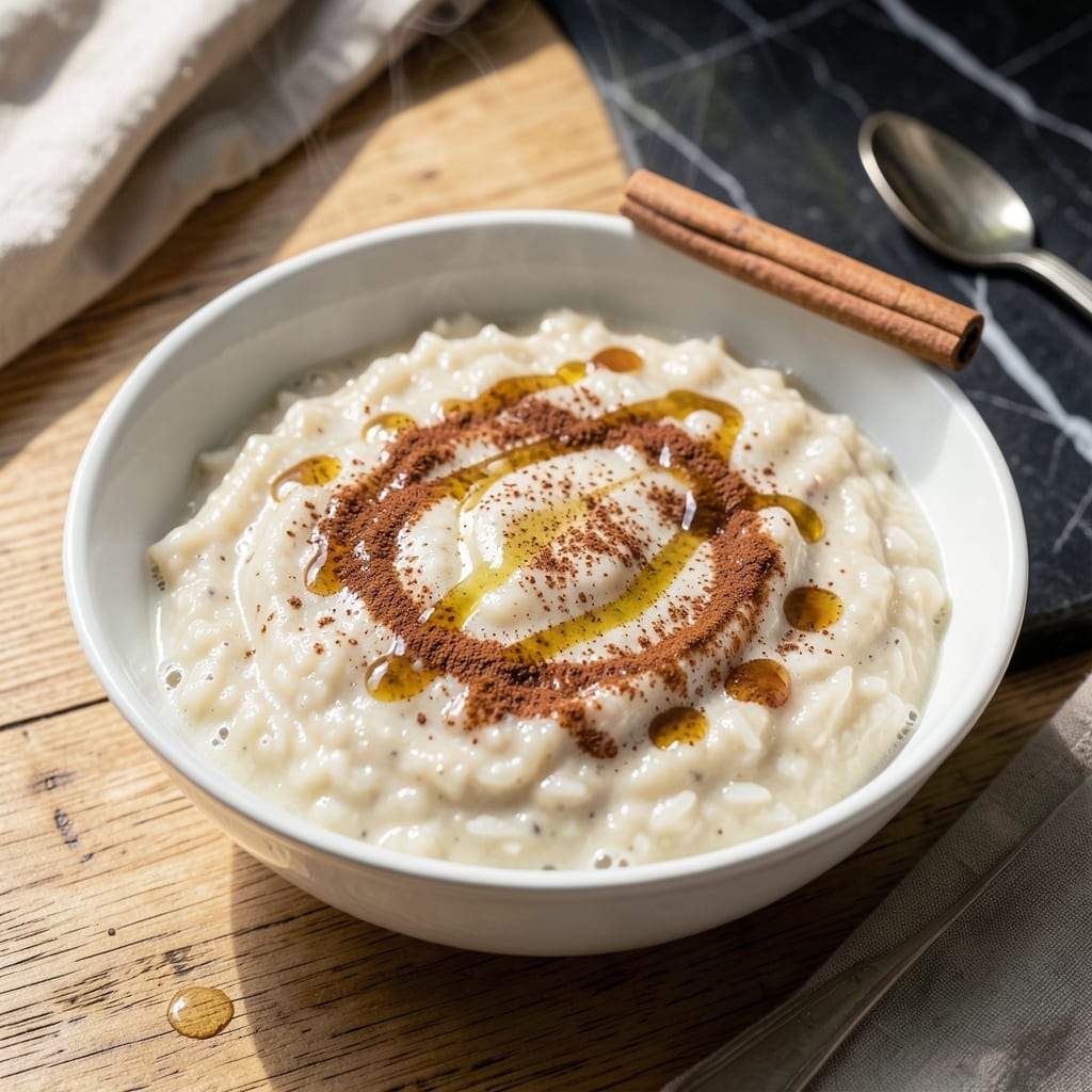 Healthy Rice Pudding Recipe With Cooked Rice: Creamy Vanilla and Cinnamon Infusion