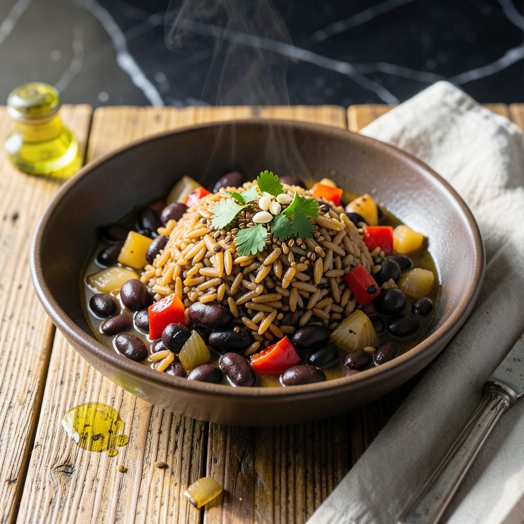 Healthy Brown Rice and Beans Recipe: Nutrient-Packed Plant-Based Power