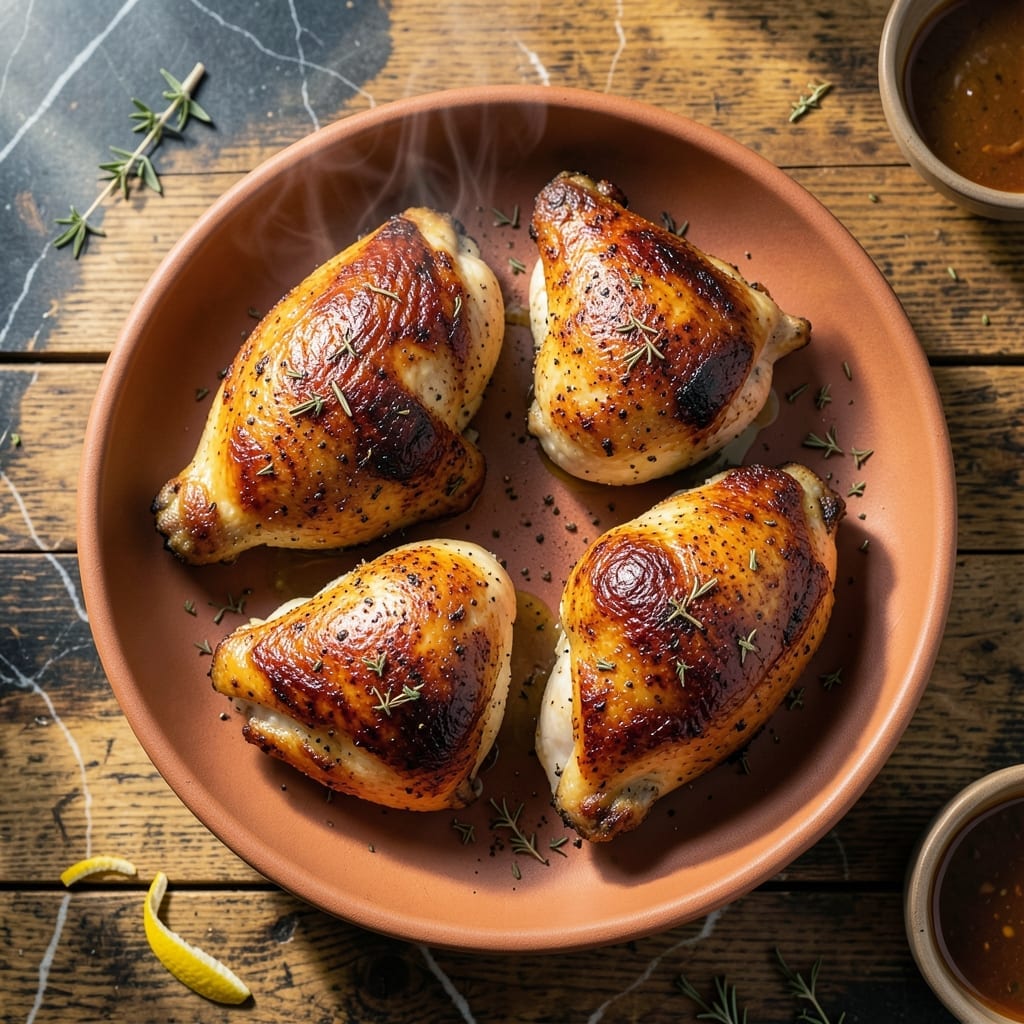 Chicken Quarters Recipe: Oven-Roasted Crispy Skin and Juicy Meat Chicken Quarters Recipe: Oven-Roasted Crispy Skin and Juicy Meat