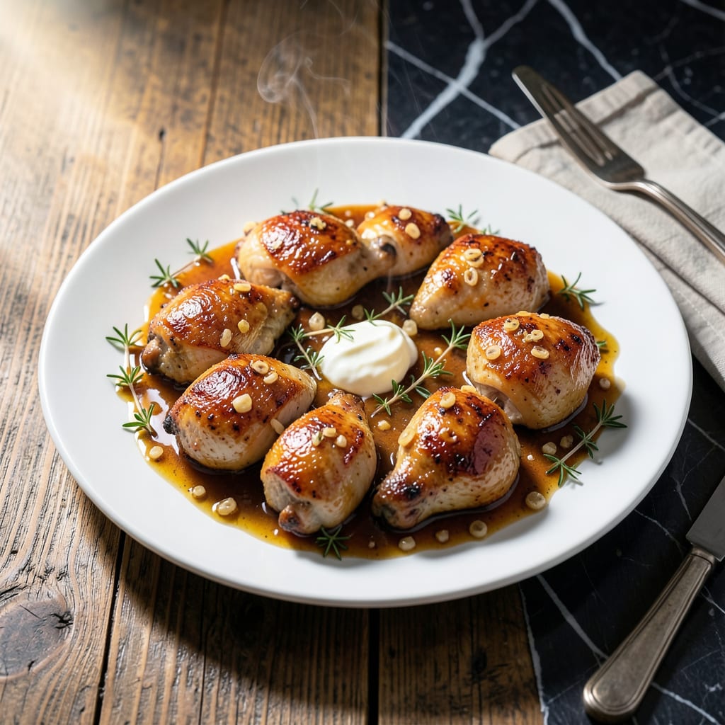 baked chicken in wine sauce recipe detailed visual guide
