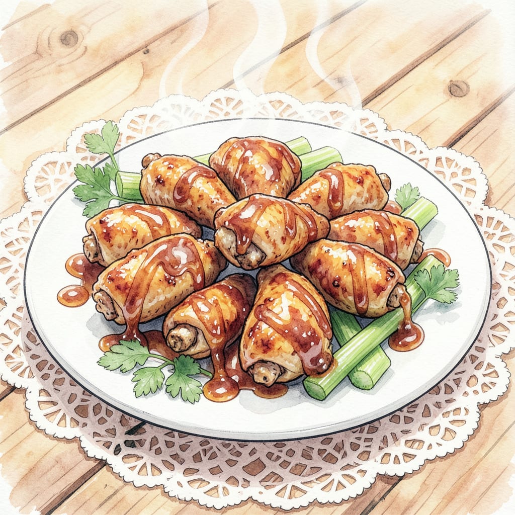 Baked Chicken Wings Recipe: Crispy Perfection Without the Fryer illustration with key details