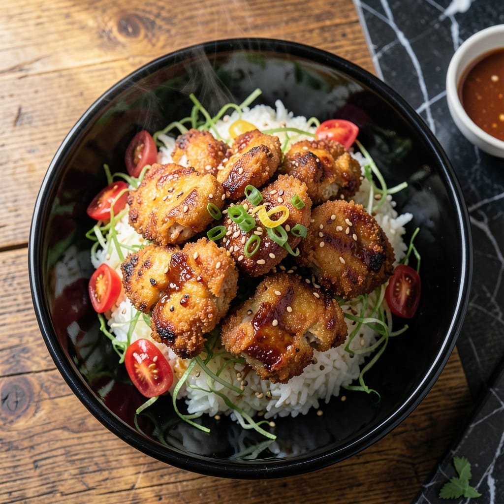Karaage Chicken Bowl Recipe: Crispy Japanese Fried Chicken Over Rice