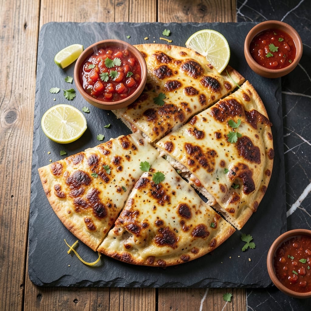 Crockpot Chicken Quesadilla Recipe: Melted Cheese and Zesty Fillings