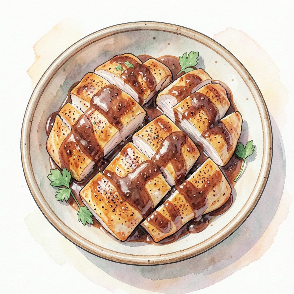 BBQ Chicken Air Fryer Recipe: Crispy Outside, Juicy Inside illustration with key details