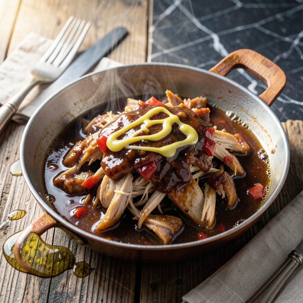 BBQ Pulled Chicken Sauce Recipe: Smoky Sweet Tang With a Kick
