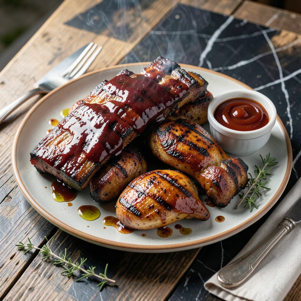 BBQ Sauce Recipe For Chicken And Ribs: Smoky Sweet Glaze for Grill Masters