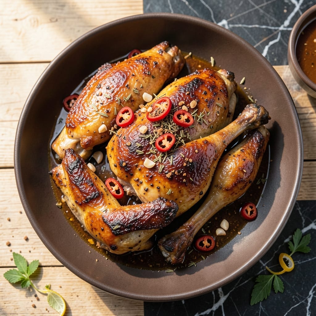 Caribbean Roast Chicken Recipe: Island Spice Rub for Juicy Thighs