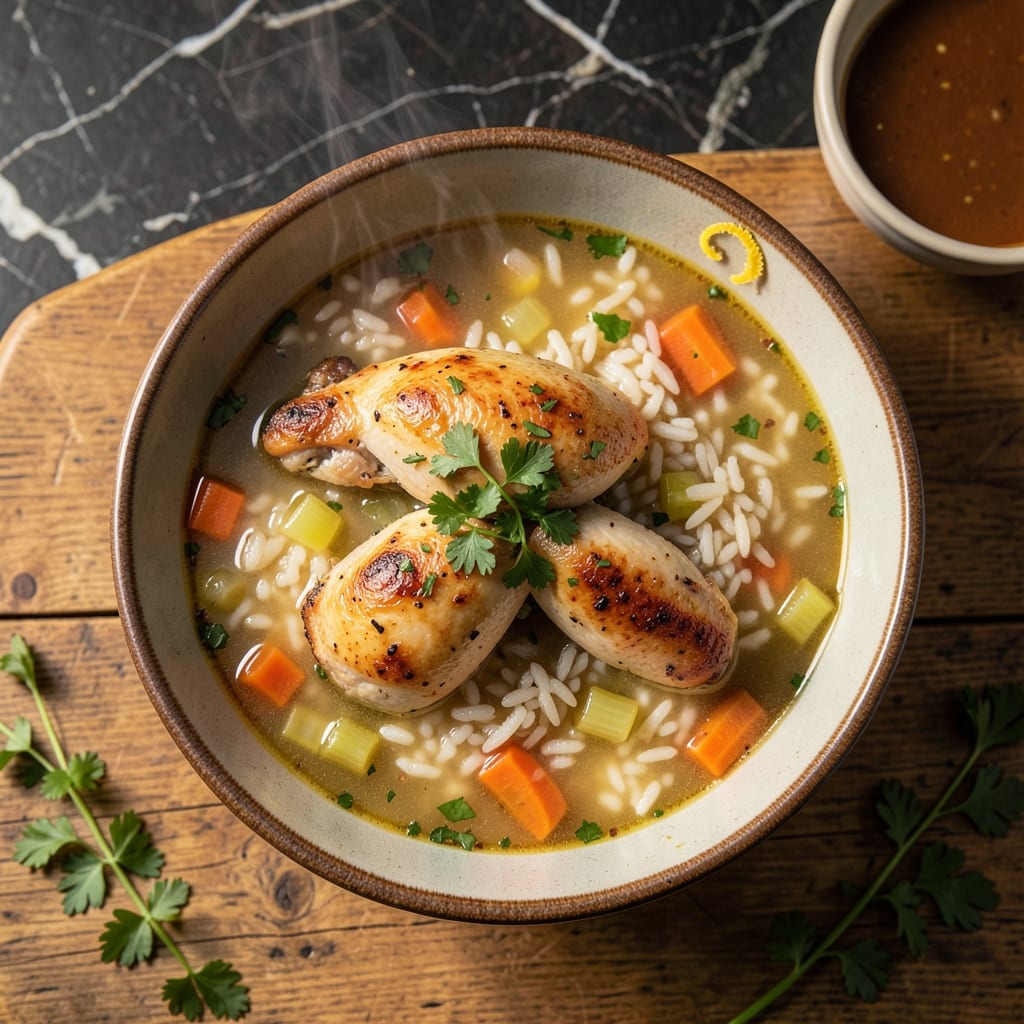 Boiled Chicken and Rice Soup Recipe: Gentle Simmered Nourishment