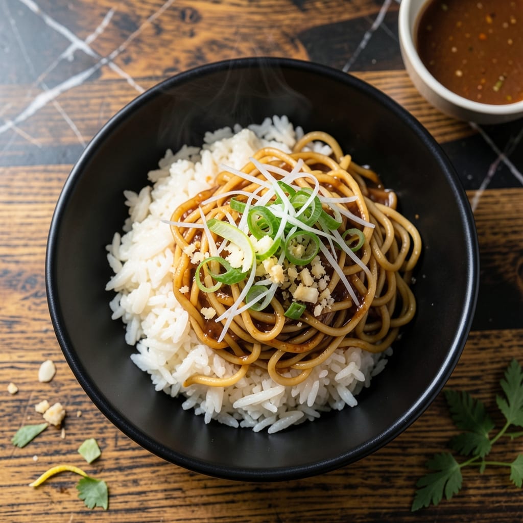 Ramen and Rice Recipe: Wok-Charred Umami With Toasted Aromatics Ramen and Rice Recipe: Wok-Charred Umami With Toasted Aromatics