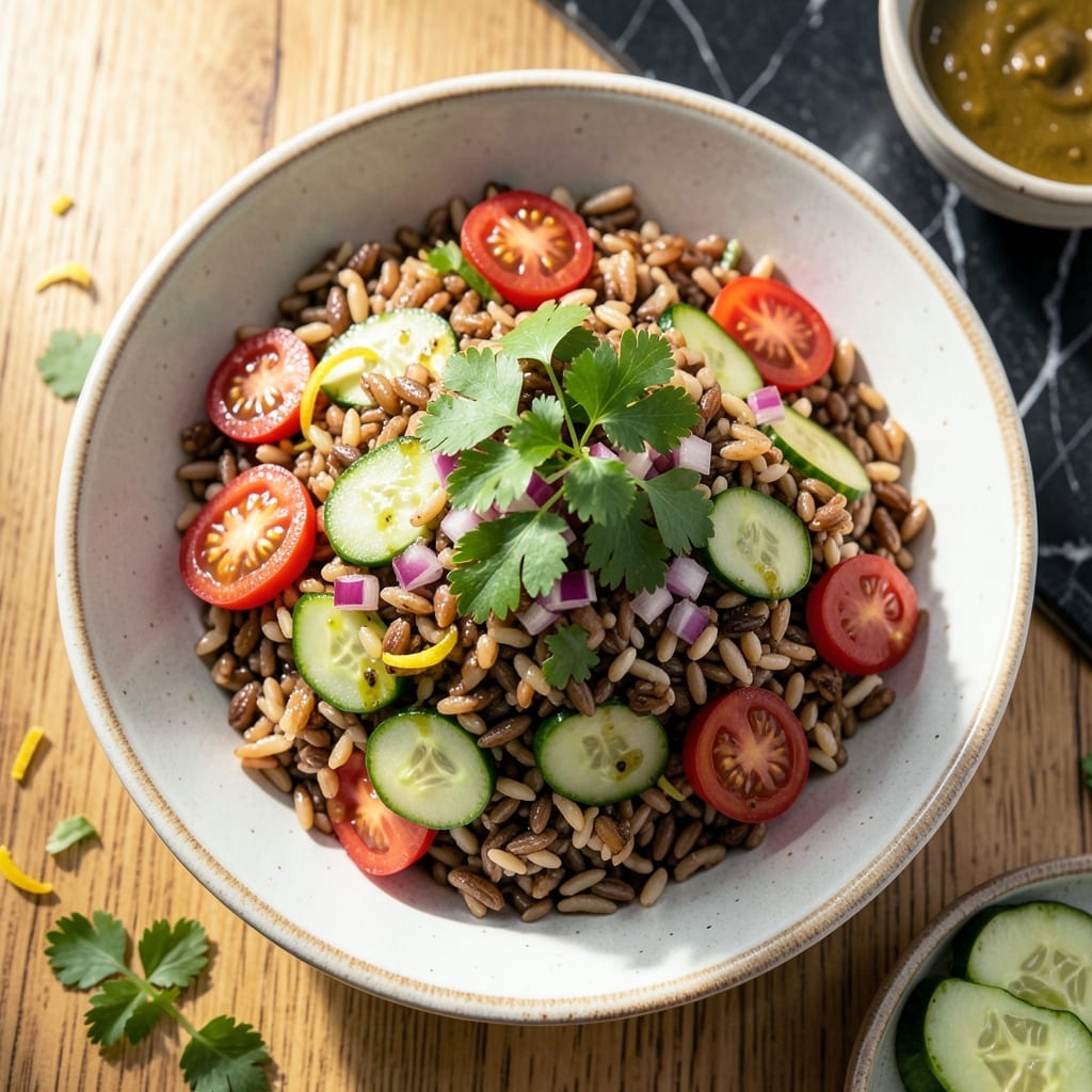 J Alexander's Orzo and Wild Rice Salad Recipe: Zesty Herb-Infused Medley