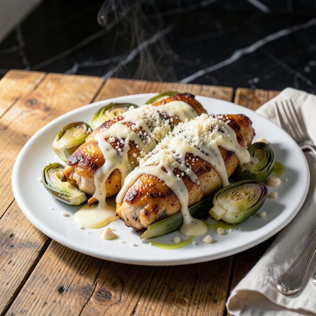 Baked Artichoke Chicken Recipe: Cheesy Stuffed Tenderness in 40 Minutes
