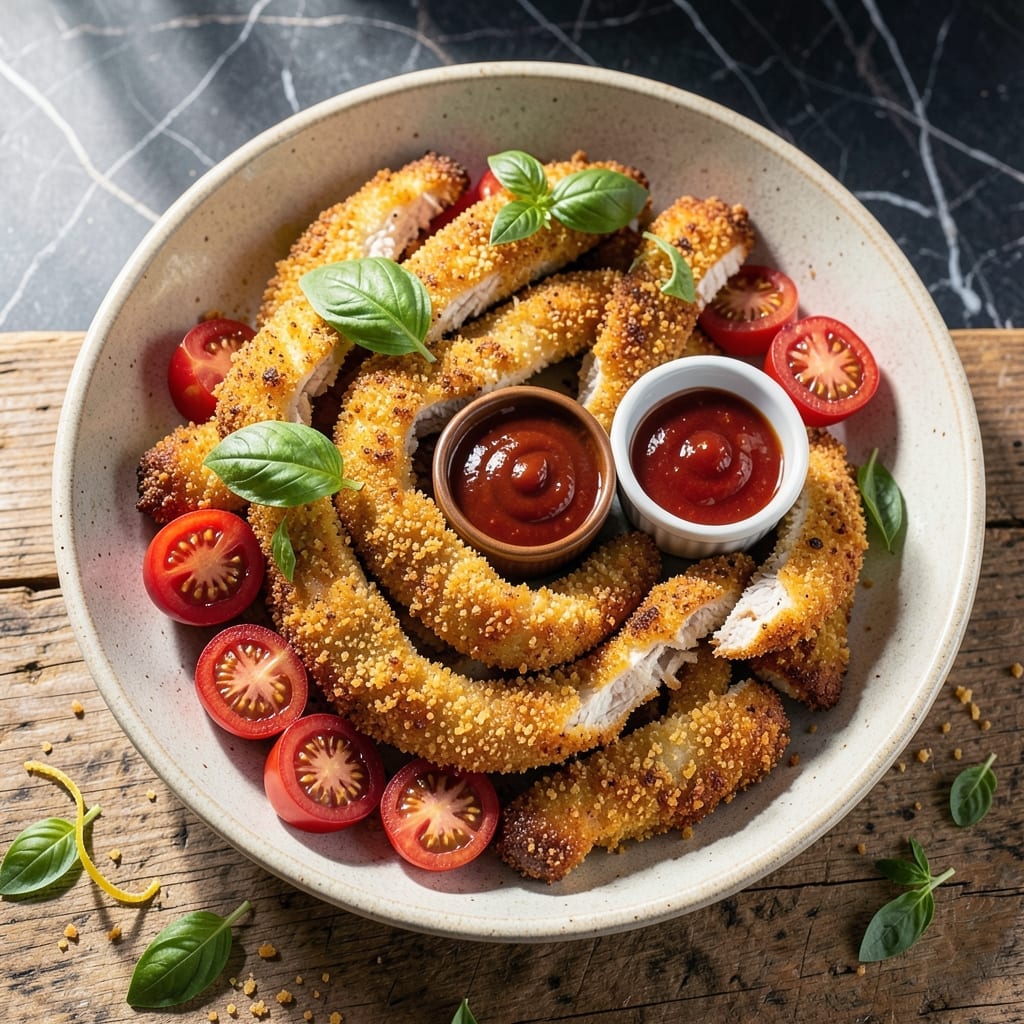 Italian Chicken Strips Recipe: Parmesan-Crusted Bites With Herb Infusion Italian Chicken Strips Recipe: Parmesan-Crusted Bites With Herb Infusion