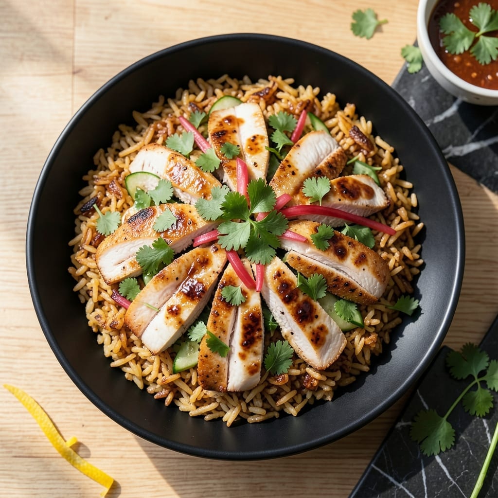 Crispy Rice Chicken Salad Recipe: Asian-Inspired Texture Contrast