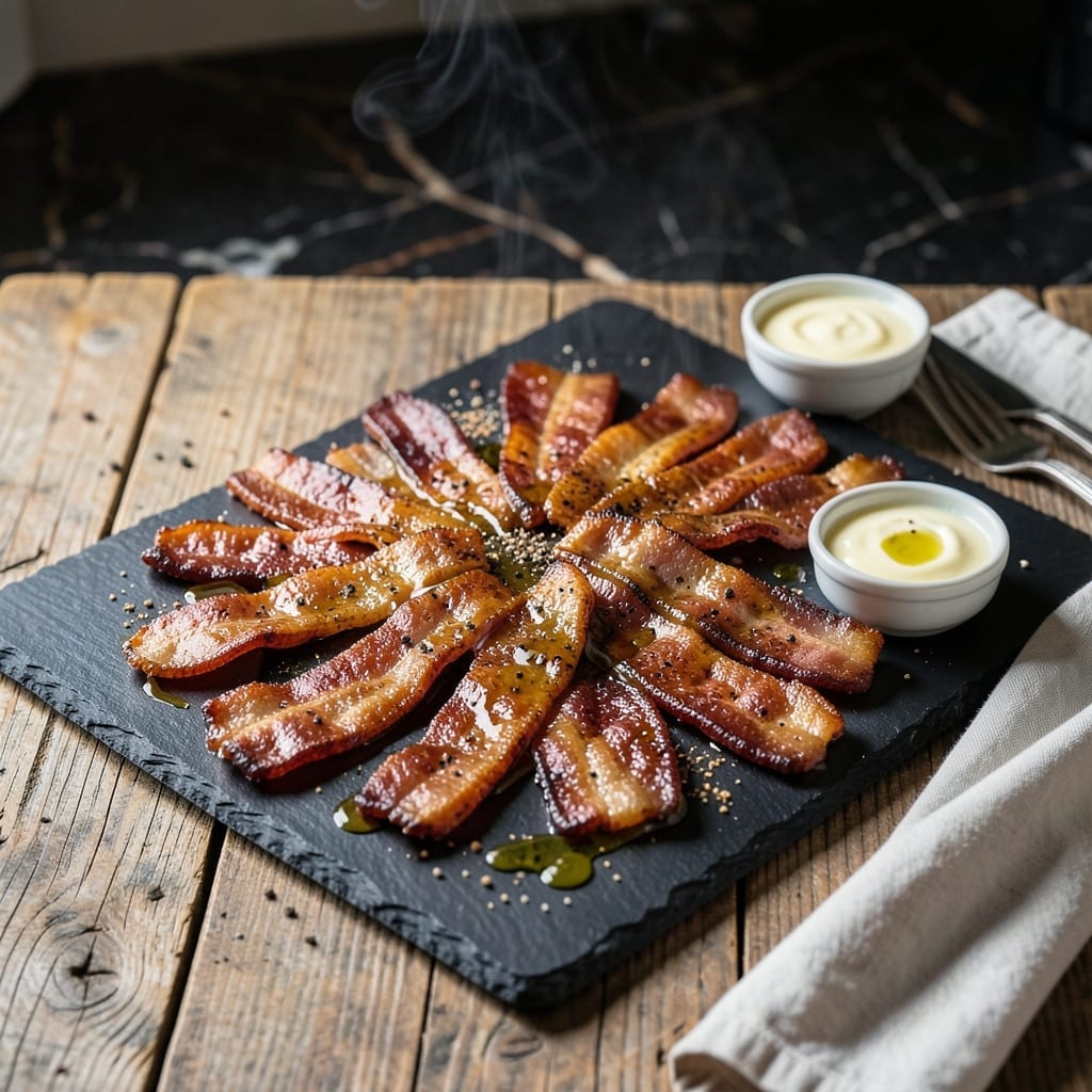 Thrice Cooked Bacon Recipe: Crispy, Chewy, Candied Perfection