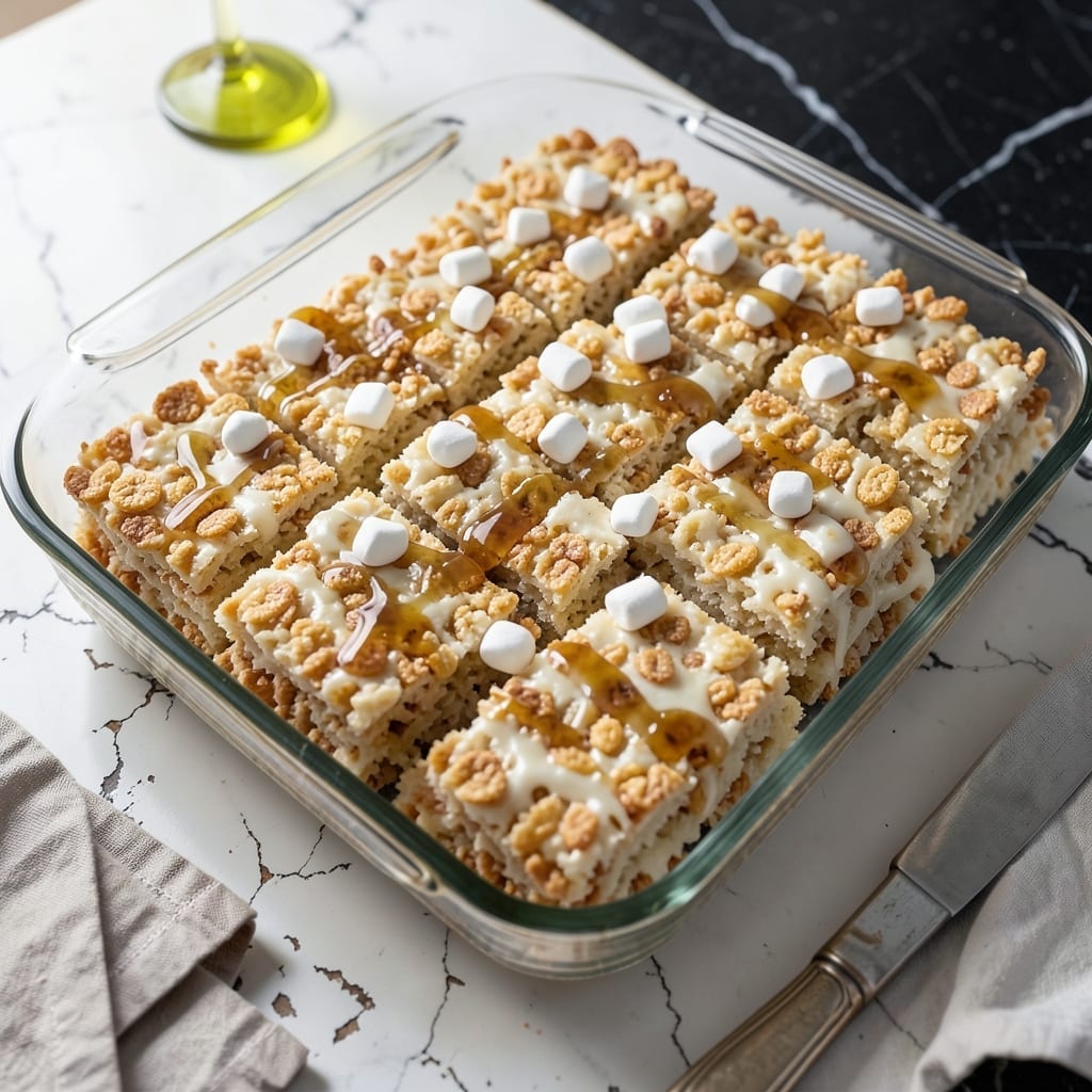 Fluffy Rice Krispie Treat Recipe: Marshmallow Clouds with Buttery Crunch