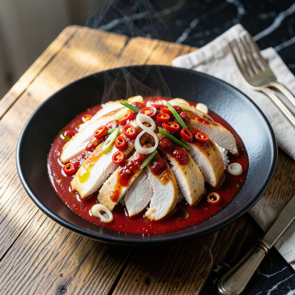 Hainan Chicken Rice Chilli Recipe: Spicy Garlic-Ginger Condiment for Authentic Flavor