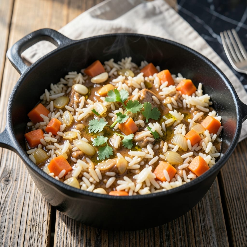 Braised Rice Recipe: Slow-Cooked Savory Depth in Every Grain