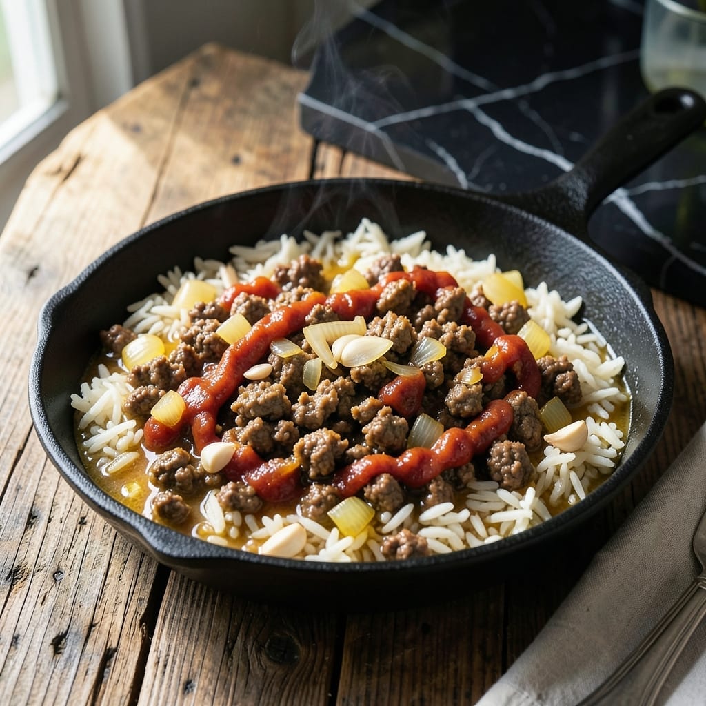 Ground Beef and Rice Bulking Recipe: High-Protein Meal Prep Staple Ground Beef and Rice Bulking Recipe: High-Protein Meal Prep Staple