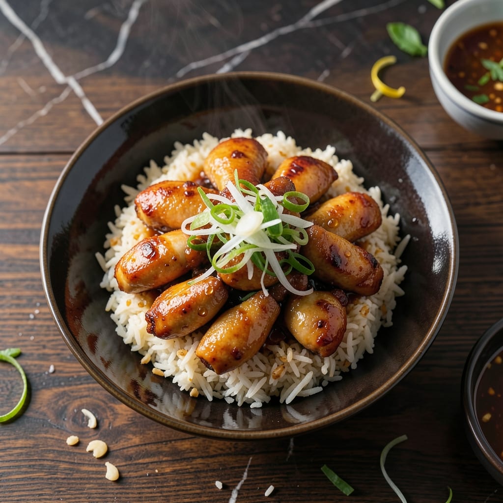 Chinese Chicken and Rice Recipe:Fragrant Ginger-Infused One-Pot Meal
