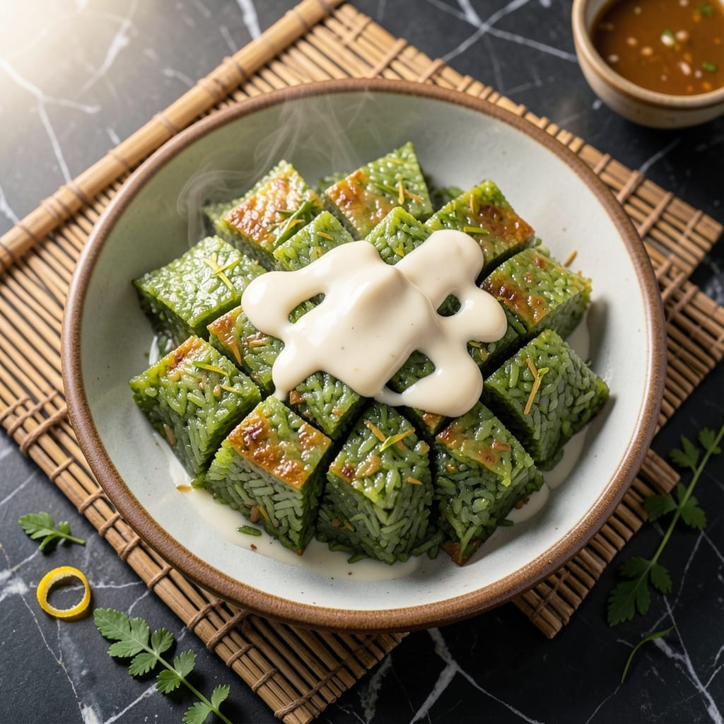Pandan Sticky Rice Cake Recipe: Fragrant Coconut-Infused Layers Pandan Sticky Rice Cake Recipe: Fragrant Coconut-Infused Layers